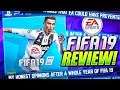 HONEST REVIEW OF FIFA 19! FIFA 19 Ultimate Team
