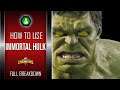 How To Use IMMORTAL HULK Easily| Full Breakdown | Marvel Contest Of Champions