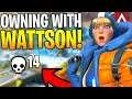 I NEVER USE WATTSON & OWNED WITH HER! (APEX LEGENDS PS4)