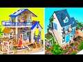 Summer Miniature Houses || Cardboard Houses With A Garden And A Pool