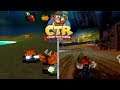Crash Team Racing Nitro Fueled - Dragon Mines COMPARISON! PS1 VS PS4 Gameplay Comparison!