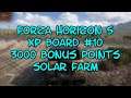 Forza Horizon 5 XP Board #10 3000 Bonus Points Solar Farm