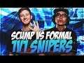 Scump vs Formal 1v1 Snipers on Shipment [SUPER CLOSE MATCH!!]