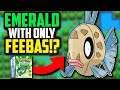 CAN YOU BEAT POKEMON EMERALD WITH ONLY A FEEBAS? (Feebas Pokemon Challenge - No Items In Battle)