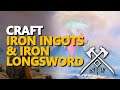 Craft Iron Ingots & Iron Longsword New World
