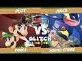 Glitch 7 SSBU - IluZ | Juice Vs. Plot - Smash Ultimate Squad Strike Pools