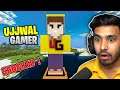 Making Ujjwal Gamer Statue In Minecraft 😮 | Ujjwal Gamer Statue