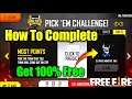 HOW TO COMPLETE PICK'EM CHALLENGE EVENT | PICK'EM CHALLENGE EVENT FULL DETAILS IN TELUGU / #GWR-YT