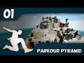 KILPAILU ALKAKOON! | Parkour Pyramid w/ Slinkon