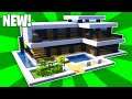 Minecraft : How To Build a Large Modern House Tutorial (#50)