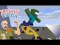 Monster School : Happy Wheels Challenge - Minecraft Animation