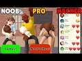 NOOB vs PRO vs HACKER in Affairs 3D Silly Secrets
