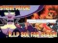 SOL NERFS & INO BUFFS! | Guilty Gear STRIVE Patch Notes Breakdown & Reactions!