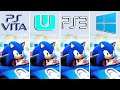 Sonic & All-Stars Racing Transformed (2012) PS Vita vs Wii U vs PS3 vs PC (Which One is Better?)