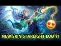 ឈុតក្រៅ Starlight Luo Yi Cute Cute 😍 Admin លង់ស្នេហ៍ហើយ | MLBB Luo Yi Starlight Skin | Mobile Legend