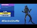 Xenomorph dancing to Electro Shuffle in Fortnite for 3 minutes straight