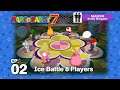 Mario Party 7 SS5 Buddy Minigame EP 02 - Ice Battle 8 Players Toad,Boo,Mario,Peach
