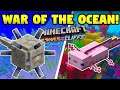 Minecraft 1.17 Ocean Monument War! (Axolotl Vs Elder Guardian)