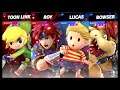 Super Smash Bros Ultimate Amiibo Fights – Request #20464 Toon Link & Roy vs Lucas & Bowser