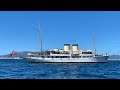 TALITHA, Classic 80m 1930 built yacht docking in Gibraltar