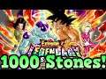 1000 Stones On LR Goku And Frieza's Banner! How Much Copies Can We Pull? (DBZ: Dokkan Battle)