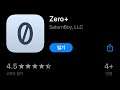 [12/4] 오늘의 무료앱 [iOS] :: Zero+
