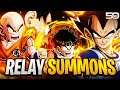 (DBZ: Dokkan Battle) LR Exchange Vegeta/Goku Relay Summons!