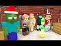 Monster School : CHRISTMAS BOTTLE FLIP ZOMBIE VS GIRLS - Minecraft Animation