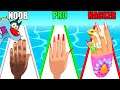 NOOB vs PRO vs HACKER | Hand Evolution Runner | With Oggy And Jack | Rock Indian Gamer |