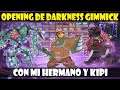 OPENING EN DIRECTO!  DARKNESS GIMMICK CON MI HERMANO Y KIPI - DUEL LINKS