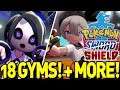 18 GYMS CONFIRMED! HUGE NEWS in Pokemon Sword and Shield! Changing Natures, Autosave and More!
