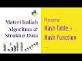 Algoritma Pemrograman 09 | Mengenal Struktur Data Hash Table & Hash Function | Kuliah Online