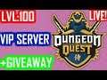 🔴🌸LVL:100!!!+GIVEAWAY!!!🌸(Dungeon Quest RobloX)🔴