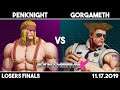 PenKnight (Alex) vs Gorgameth (Guile/Zangief) | SFV Losers Finals | Synthwave X #10
