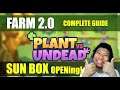Plant Vs Undead - Farm 2.0 Complete Guide on How to build your 1st Farm with Sunflowers