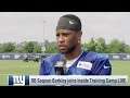 Saquon Barkley Discusses Return to Practice | New York Giants