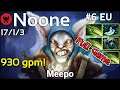 930 gpm! Noone plays Meepo!!! Dota 2 Full Game 7.22