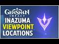 Genshin Impact - All Inazuma Viewpoint Locations