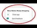 Fix Mera Ration Apps Keeps Stopping Error Android & Ios - Fix Mera Ration App Not Open Problem
