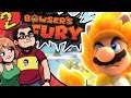 Giga Bell Cat Mario VS Kaiju Bowser | Let's Play Bowser's Fury Blind Multiplayer Blind Gameplay