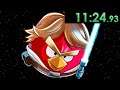I decided to speedrun Angry Birds Star Wars and used extremely clever solutions to go fast