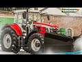 LS19 HOF BERGMANN #171: WINTERDIENST mit dem neuen Massey Ferguson 7S | FARMING SIMULATOR
