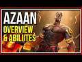 NEW Champion AZAAN! - Abilities, Talents, Loadouts, and Skins