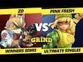 The Grind 141 Winners Semis - ZD (Fox) Vs. Pink Fresh (Min Min) Smash Ultimate - SSBU