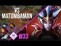 w33 - Queen of Pain | vs MATUMBAMAN | Dota 2 Pro Players Gameplay | Spotnet Dota 2