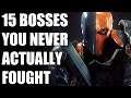 15 Video Game Bosses You Never Actually Fought