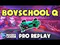 BoyScHool Q Pro Ranked 3v3 POV #57 - Rocket League Replays