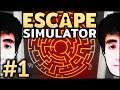 Felps e ENIGMAS em Escape Simulator | #1