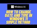 How to Change Date and Time in Windows 11- Simple Method