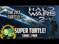 Awesome Defense in 2v3 Turtle! | Halo Wars Super Turtle